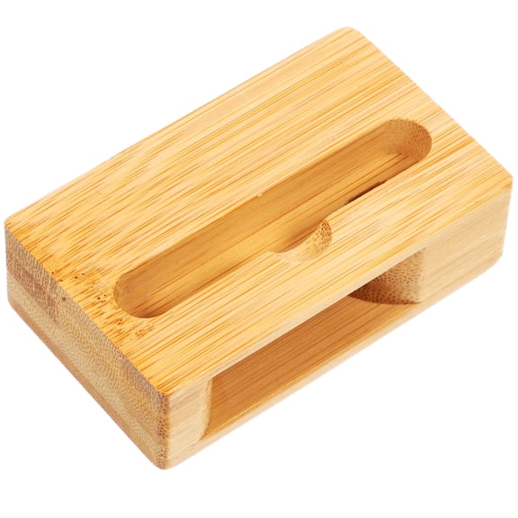 OUNONA Wooden Phone Speaker, Compact Natural Sound Amplifier for Home and Office, Design, 1 Set