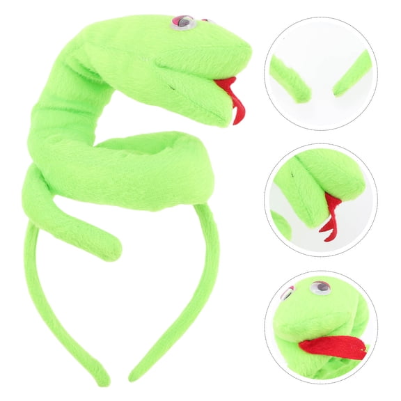 OUNONA Snake Headband Cosplay Prop for Festival Theme Party