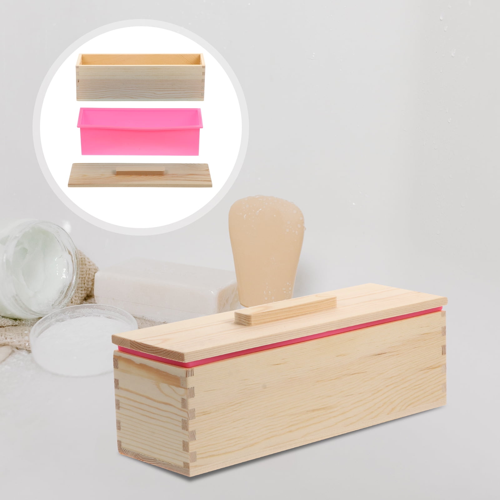 OUNONA  Soap Making Supplies Bath Mold Premium Practical Box Travel