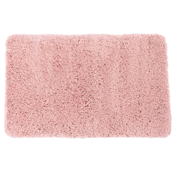 OUNONA Soft Bathroom Rug, Washable Non- Bath Mat for Bathroom Floor, Comfortable and Absorbent Floor Pad