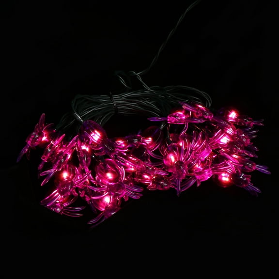 IFANLANDOR Solar Spider Lights Purple 1Pc 25.6X1.5X1.0In