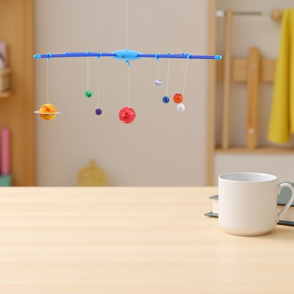 OUNONA Solar System Planetary Model Kit with Vibrant Colors for Home Decoration