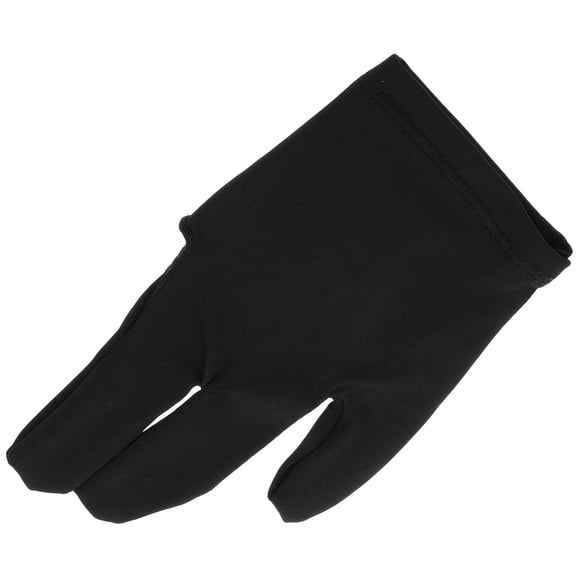OUNONA Left Hand Spandex Pool Cue Glove with Three Finger Design for Enhanced Precision and Comfortable Fit