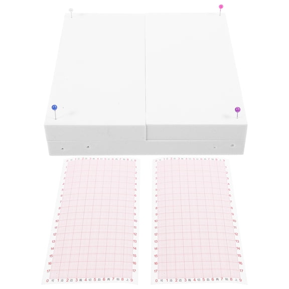 OUNONA Lightweight EVA Insect Pinning Plate for Specimens, Adjustable Butterfly Wings Spreading Board for Entomology Study