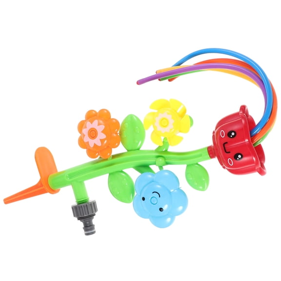 OUNONA Garden Sprinkler Flower Shape Wacky Flower Sprinkler for Children Outdoor Play on Hot Summer Days 1 Set