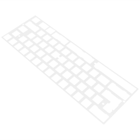 OUNONA White Positioning Board for 60 Percent Mechanical Keyboard Compatible with 225u Layout