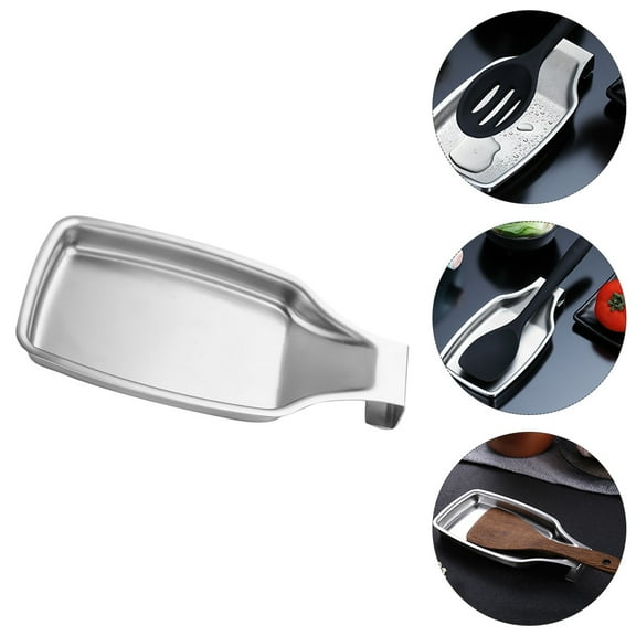 OUNONA Spoon Holder for Kitchen Counter Storage Organizer Stand Silver