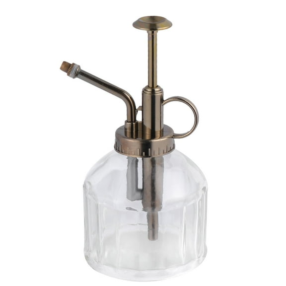 CATIEBYE Plant Mister Spray Bottle Glass Transparent Watering Indoor Plants 1PC