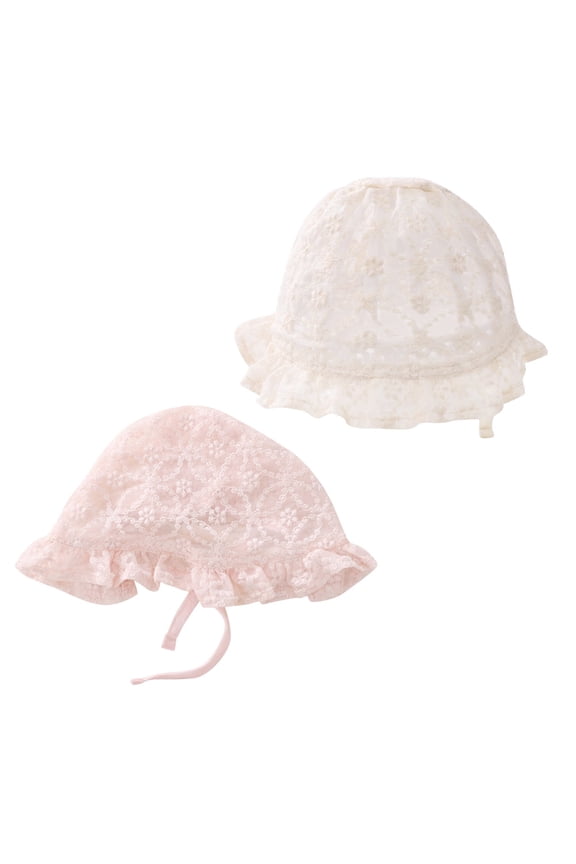 Spring Season Yellow Lace Cap for Decorative Use with Air Permeable Fabric