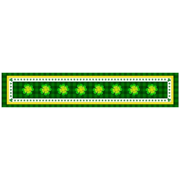 OUNONA St. Patrick's Day Table Runner Decorative Party and Holiday Celebration Home Decor