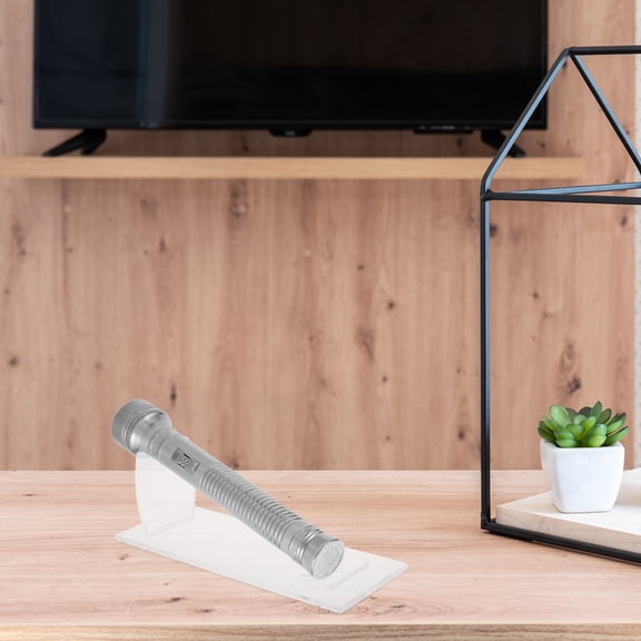 OUNONA Clear Acrylic Flashlight Display Stand Holder , Stylish, and Practical Tabletop Use and Organization