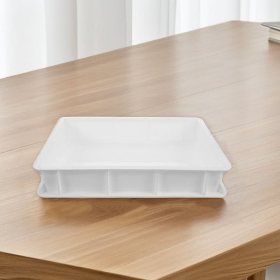 OUNONA Stackable Reusable Dough Proofing Tray for Bread and Pizza Reusable Commercial Dough Tray Without Lid Space-Saving Dough Storage Container