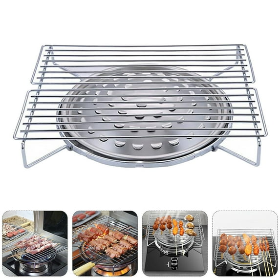 IFANLANDOR Silver Barbecue Tool Stainless Steel 1Pack 11.2X9.3In