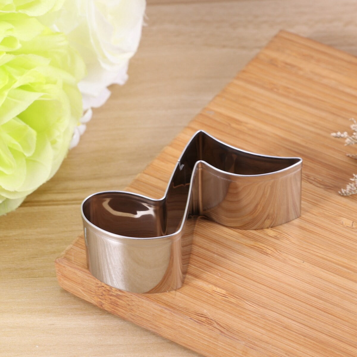 OUNONA Stainless Steel Cookie Cutters Musical Note Shape for Baking Use ...