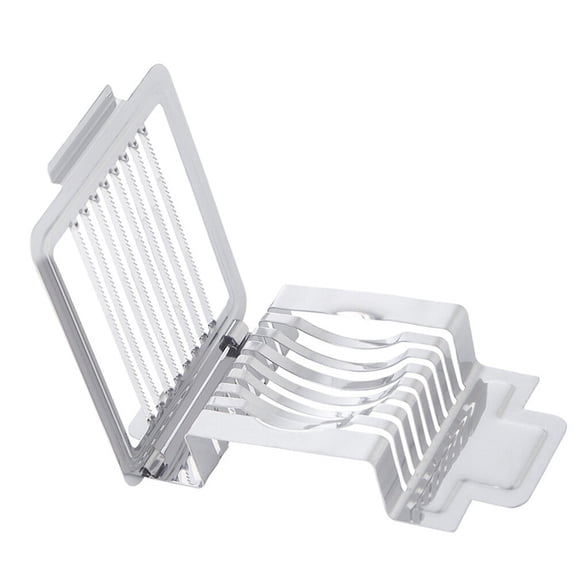 OUNONA 1Pc Multipurpose Stainless Steel Egg Slicer and Vegetable Cutter for Easy Kitchen Use