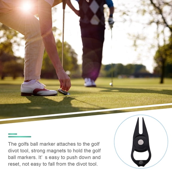 DRAFIDEEP Golf Divot Repair Tool Zinc Alloy 1Set 3.4x1.4in