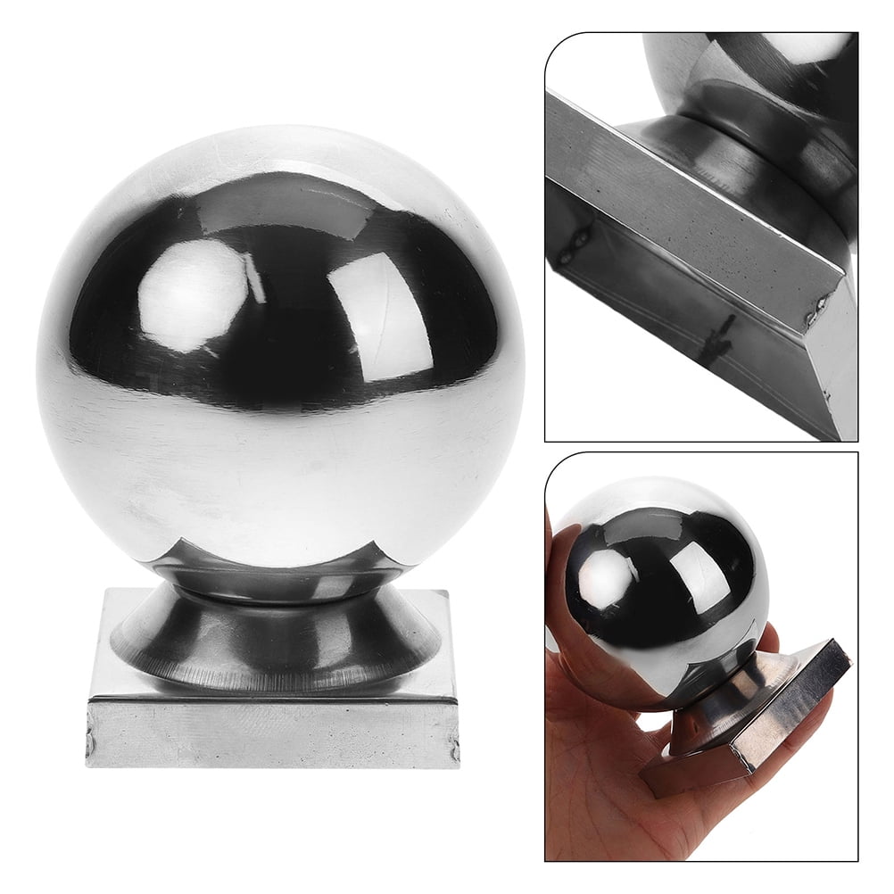 OUNONA Stainless Steel Round Post End Caps for Handrail Stair Newel ...