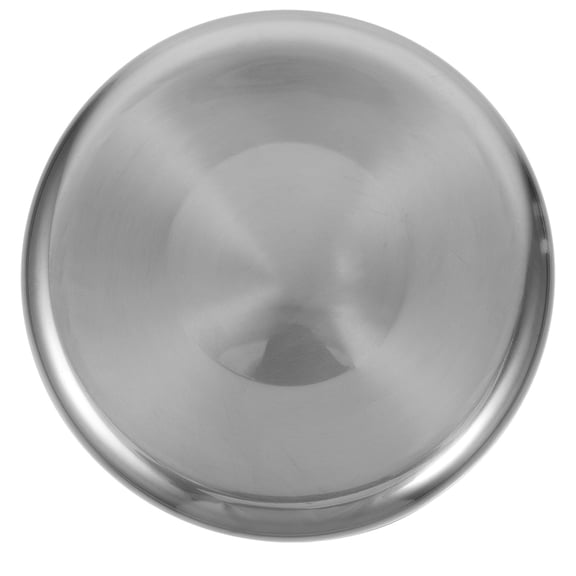 OUNONA  Stainless Steel Stool Counter Bar Cushions Chair Cover Silver