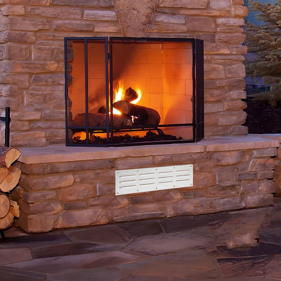 OUNONA Stainless Steel Venting Panel for Grill and Fire Pit Accessories 1 Set Fireproof Vent Kitchen Vent