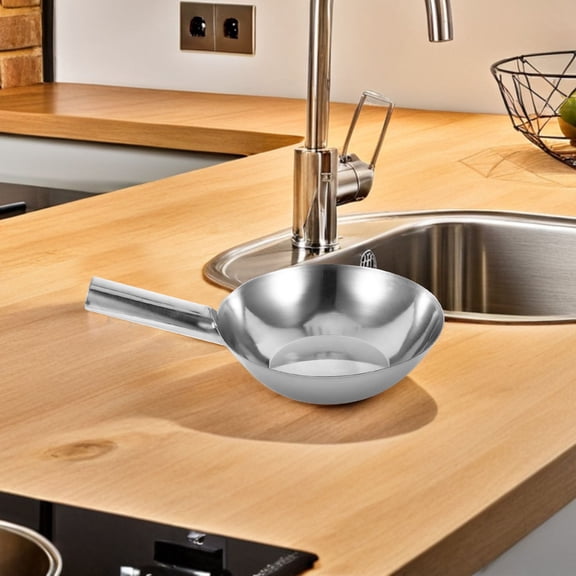 OUNONA Stainless Steel Water Ladle Multi Dipper For Kitchen Long Handle Bathroom And Garden Scoop For Cooking And Serving Accessories