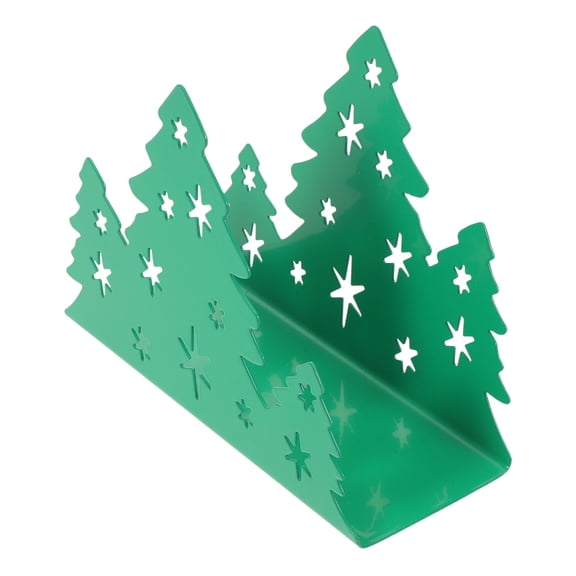 OUNONA Modern Green Stainless Steel Napkin Holder for Kitchen Table and Restaurant