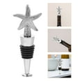 thumbnail image 1 of OUNONA Star Shaped Wine Stopper Wine Bottle Caps Wine Sealers Oil Stopper Wine Saver Sealer Stopper Cover Wine Bottle Caps Corks For Home Bar And Special Occasions, 1 of 8