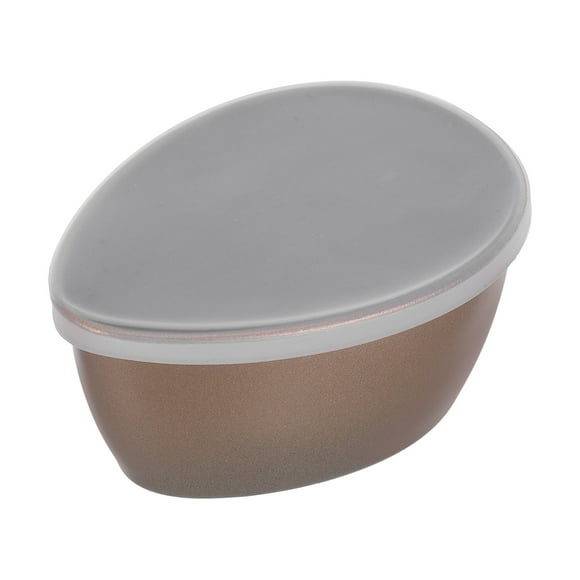 OUNONA Steamed Egg Bowl With Lid Microwave Egg Cooker Non-Stick Bread Pans Egg Baking Cups Cake Tins Egg Tart Molds For Home Baking 320ml