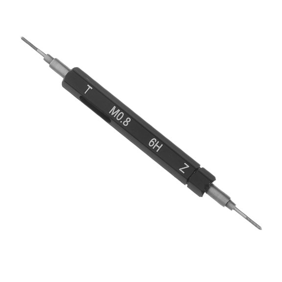 OUNONA Steel Thread Plug Gauge Black Thread Checker Tool for Precise Screw Pitch Identification