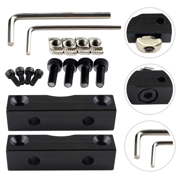 OUNONA Stepper Motor Mount Bracket Hard Aluminum Material Z