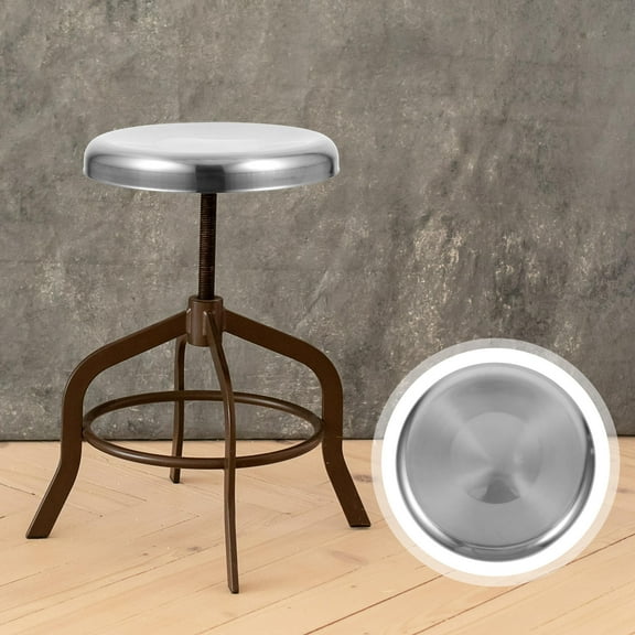 Tineasur Reliable Round Metal Chair Seat Replacement for Bars Restaurants and Homes