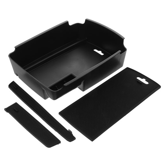 OUNONA Storage Box Handrail Case 21.50X15.00X6.00CM Black
