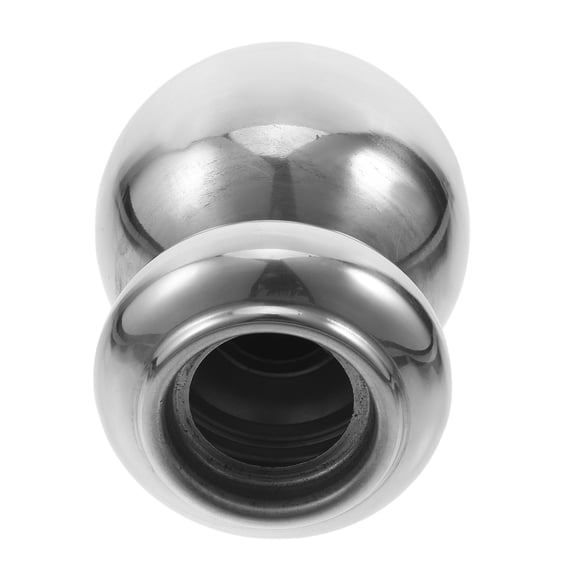 OUNONA Stainless Steel Hand Railing Ball Post Cap Guardrail Cover Fence Fitting Railing Ball for Staircase Handrail Replacement