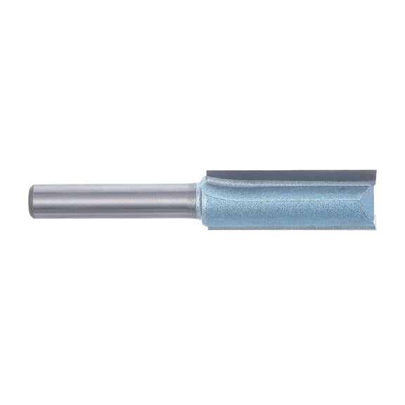 OUNONA Straight Router Bit Woodworking 6.20X1.10X1.10CM Silver
