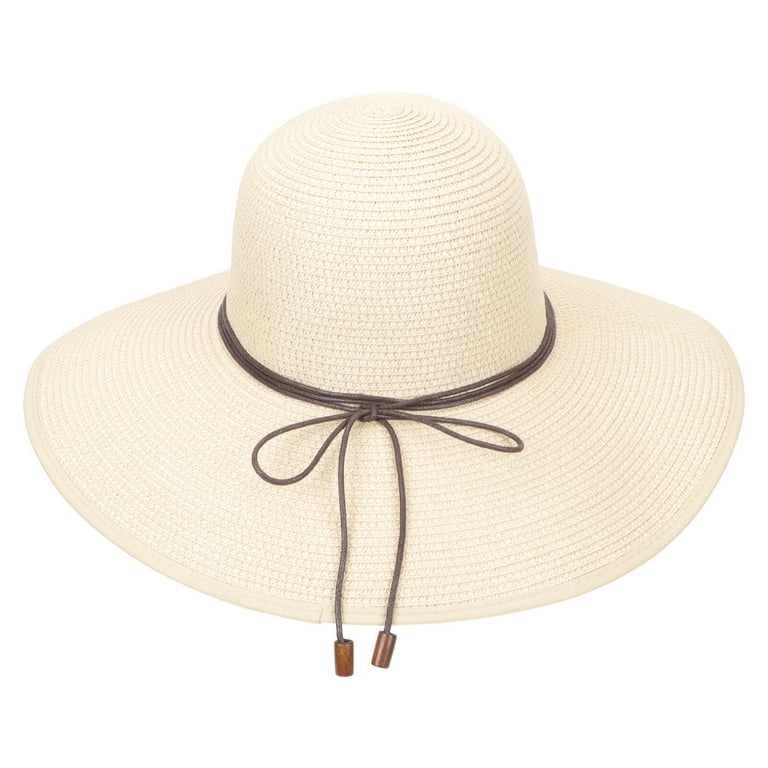 OUNONA Straw Beach Hat Women Sun Hat Wide Brim Beach Hat Summer Sun  Protection Hat for Women 