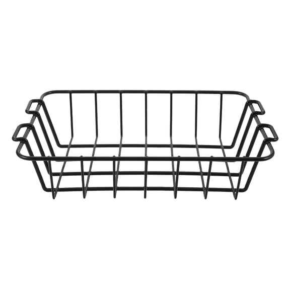 OUNONA Black Cooler Basket Insert with Heavy Duty Wire Organizer for Food and Beverage Storage