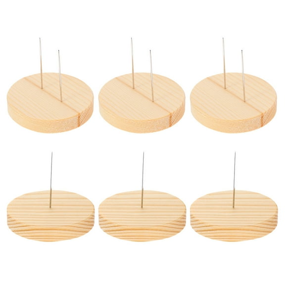 OUNONA Sturdy Wooden Base Doll Stand for Craft Handmade Crochet Stuffed Animal Display 8 to 12 Inch dolls Assorted Color