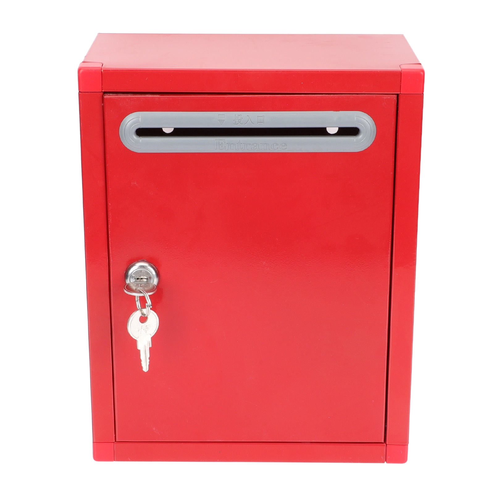 Complainlow Box OUNONA Suggestion Box Public Voting Box Stainless Steel Mailbox Public ...