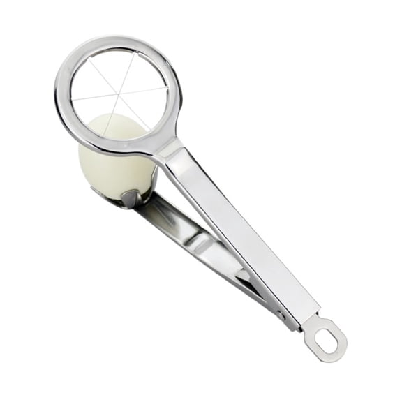 OUNONA Superior 304 Stainless Steel Kitchen Gadget Egg Cutter Egg Separator Tool Multi-function Egg Splitter Practical Kitchen Accessory Egg Cutter for Boiled Eggs and Preserved Eggs