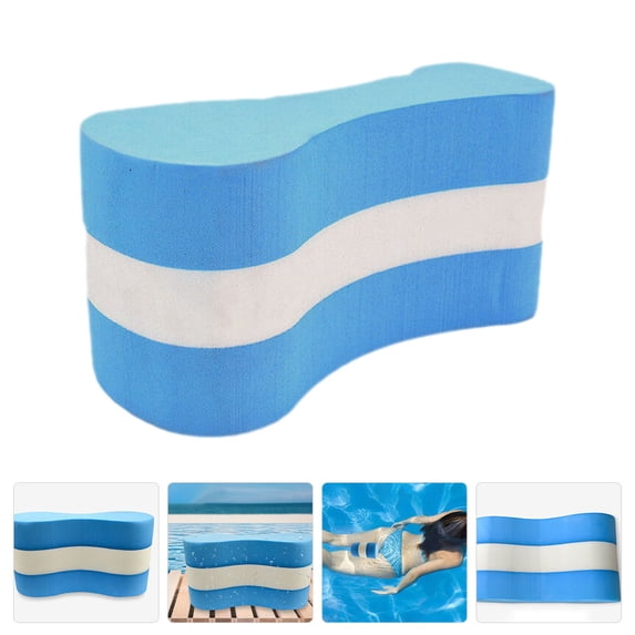 OUNONA Swimming Training Aid Pull Buoy Leg Float Sky Foam Set for Swim Practice and Water Exercise