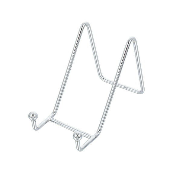 OUNONA Table Easel Tabletop Photo Frame Wrought Iron Storage Rack