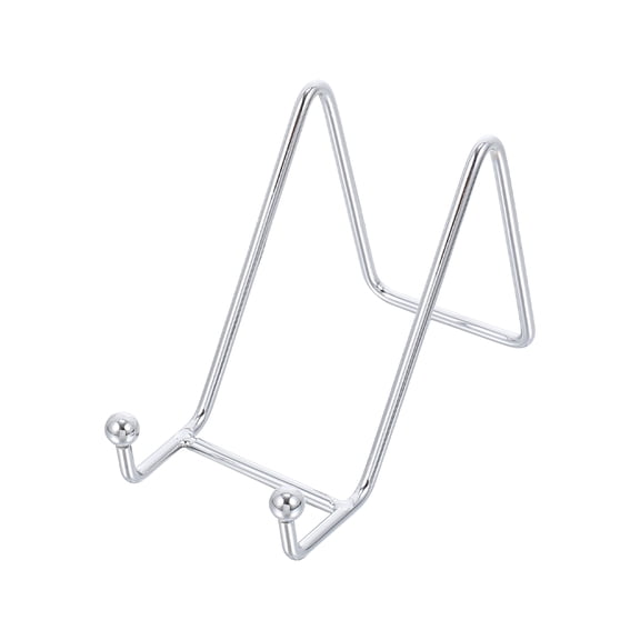 OUNONA Table Easel Tabletop Photo Frame Wrought Iron Storage Rack