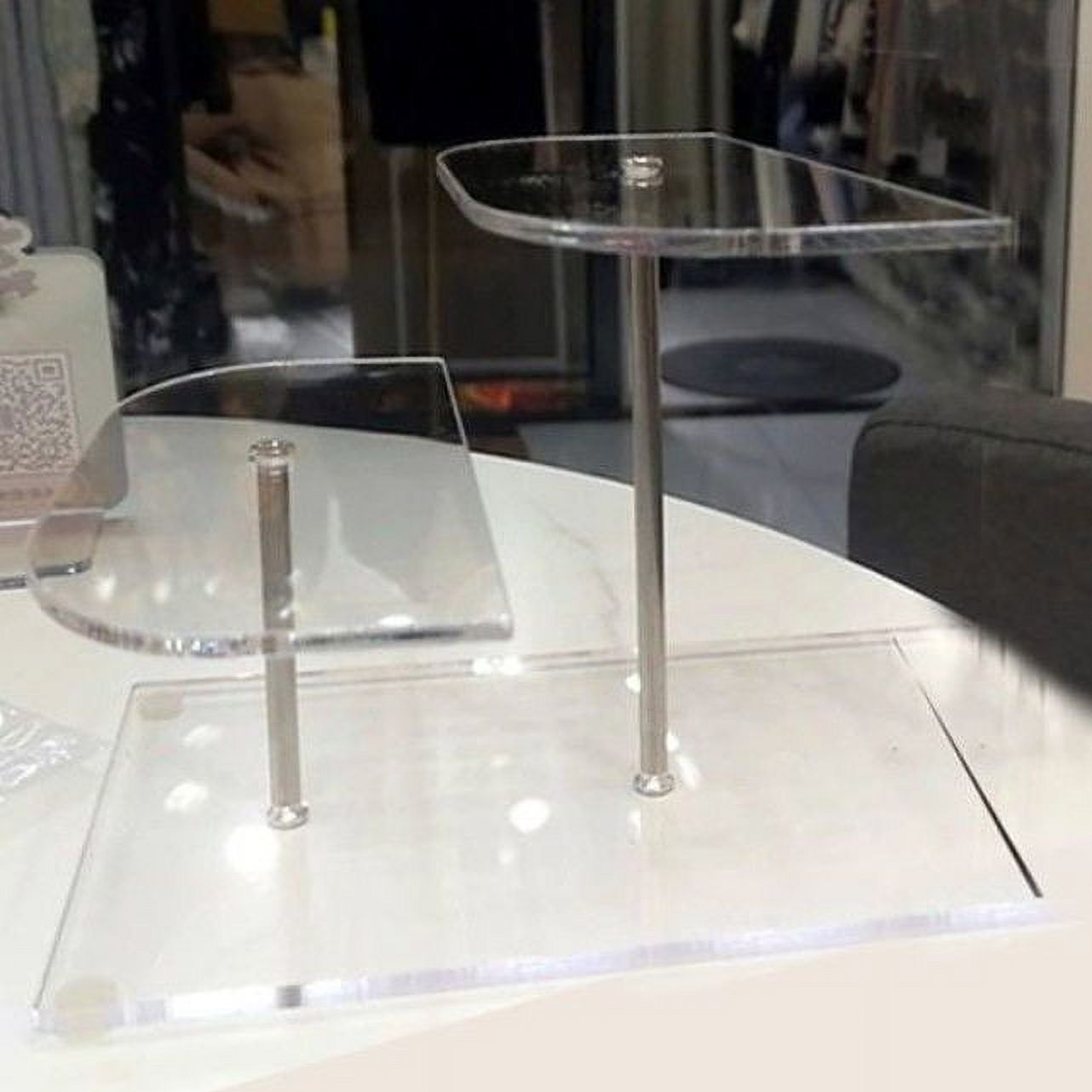 OUNONA Tabletop Acrylic Display Stand Multilayer Sunglasses Storage