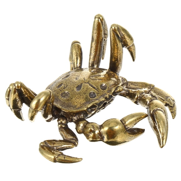 SASABAXI Coffee Brass Crab Shape 1Pack 2.2x2.2x1in