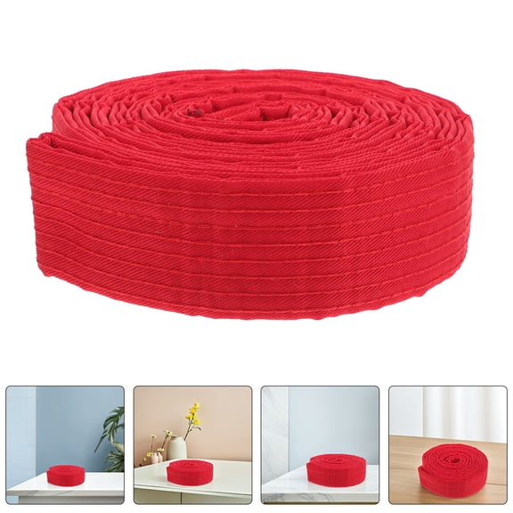 FOLOYORI Taekwondo Belt for Martial Arts Training and Competition Red Cotton Belt with Adjustable Waist Support