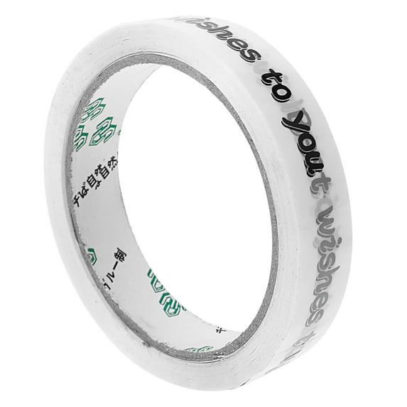 OUNONA 1 Roll Black Adhesive Decorative Tape for DIY Crafts and Arts with High Strength Seal