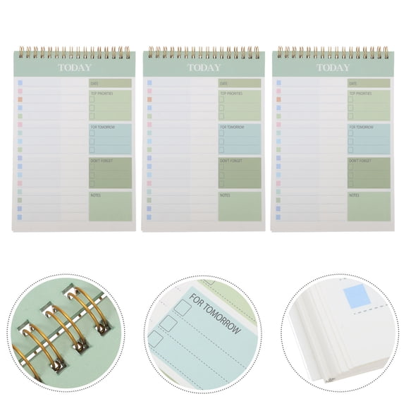 OUNONA Daily Task Tracker Notebook with Weekly Planner and Habit Tracker for Effective Time Management and Productivity
