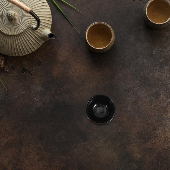 OUNONA Tea Cups Black Vintage Tea Brewing 1Pack For Tea Enthusiasts