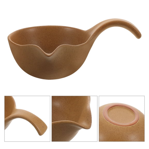 OUNONA Tea Making Accessories 1 Set Ceramic Tea Scoop Water Ladle Loose Leaf Tea Coffee Measuring Spoon for Tea Drinkers