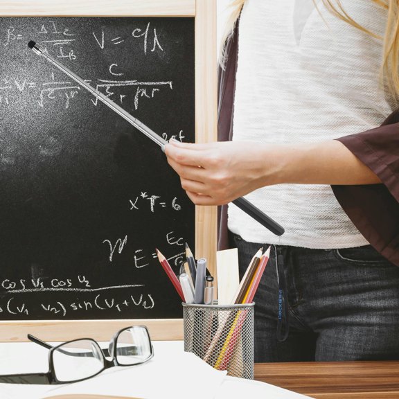 OUNONA Teacher Pointer Stick Adjustable Length Classroom Pointer For Teachers Multifunctional Hand Pointer For Teaching And Business Presentations