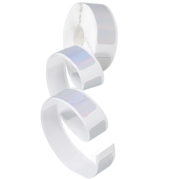 OUNONA Thermal Labels Plated Silver Self Adhesive Paper for Barcode and Address Printing